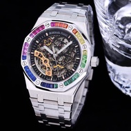 gcwwkc AAA Love Bibi Luxury Men's Watch Fashion Diamond-Studded High-Quality Fully Automatic Mechanical Hollow