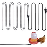 Kord Pemanas Air Ayam,Penyiram Ayam Dipanaskan 39W untuk Musim Sejuk untuk Mengelakkan Pembekuan Air