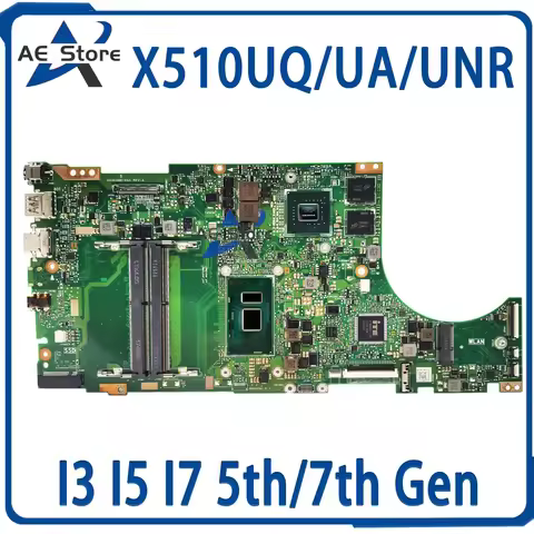 X510UQ Mainboard Vivobook 15 X510 X510UN X510UA X510UNR X510UF F510U VM510UA X510UR S510UN S5100U La