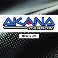 AKANA CARBON Wizard Blue Sticker 3m Reflective Cutting Work