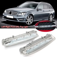 (VEPF) Car Front DRL Daytime Running Light Fog Lamp for W204 W212 C250 C280 C350 E350