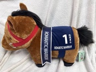 全新有牌香港馬王浪漫勇士香港盃2024賽馬公仔