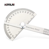 KIPRUN 180 Degree Protractor Metal Angle Finder Goniometer Angle Ruler Stainless Steel Woodworking T