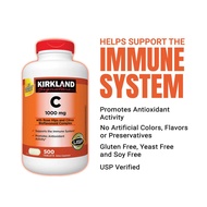 Kirkland Vitamin C (1000 mg) 500 tabs / Nature Made Vitamin C 1000mg 365 tablets   exp 2026