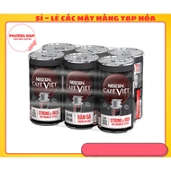 Combo of 6 Cans of Nescafe Cafe Viet Instant Black Coffee (170 ml can)