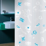 WSP ผ้าม่านห้องน้ำ EVA ขนาด180x180cm. รุ่น SCP-45/EVA-020