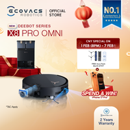 [NO.1 FLAGSHIP] ECOVACS DEEBOT X8 PRO OMNI FLOOR WASHING ROBOT VACUUM | 18000PA | OZMO ROLLER™ MOP |