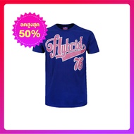 Hybrid T-shirt Men  ไฮบริดเสื้อยืดผู้ชาย สีกรมท่า(Navy) MTS-1393-NA