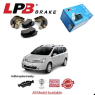 Nissan Grand Livina 1.6/1.8 2006-2013 Brake Pad LPB E-PRO Brake Pad&Shoe