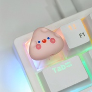 1Pcs Keycap Pink Cute Cheese Keycap for Mechanical Keyboard Keycap