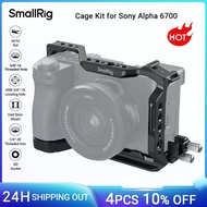 SmallRig A6700 Cage Kit for Sony Alpha 6700 Built-in Quick Release Plate for Arca with Cable Clamp f