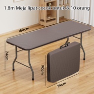 Meja Lipat Panjang Meja Portable Meja Makan Belajar Komputer Laptop Serbaguna Meja Taman  Outdoor
