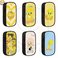 Tweety Bird Cartoon Pencil Case, Large Capacity Student Stationery Pouch School Pen Bag