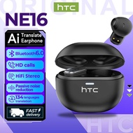 HTC NE16 Al Smart Real-Time Translation Wireless Bluetooth 6.0 Earphone Noise Canceling Earbud Wirel