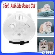1Pc Cat Head Cover SET/Anti Lick, Anti Bite,Cat Collar/Cat Mouth Cover/Breathable Pet Head Cover