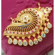 🧿 Exclusive Sangu Pendent  not 916(gold plated) wedding collection real gold look.