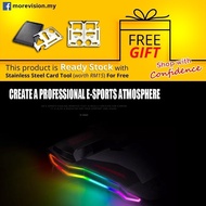 RGB Gaming Laptop Cooler Pad Two Powerful Fans Speed USB Adjustable Height Cooling LED Lighting for 