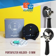 GANTUNGAN Portafilter Holder 51mm Wall Mount - Portafilter Hanger 51 mm