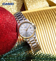 นาฬิกาข้อมือผู้หญิง Casio รุ่น LTP-1183G-7A สายแสตนเลส สองกษัตริย์  -ของแท้ 100% รับประกันศูนย์ CMG 1 ปี