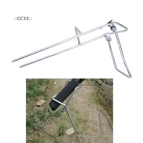 〔CC33〕Fishing Rod Holder Fishing Tripod Stand Outdoor Professional Adjustable Support Stand Fishing 