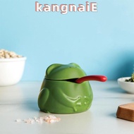 KANGNAI Frog Salt Cellar, 6oz Dishwasher Safe Salt Holder, Stylish  Printed BPA Free Kitchen Gadgets