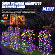Solar Fireworks Lights 100 LED Dandelion Light Outdoor Lights Waterproof String Fairy Light Lampu Ha