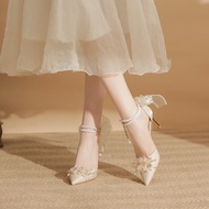 Women's high heels GDC135 are 7 centimeters high, women's party shoes come in three luxurious colors