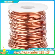 In stock-Soft Copper Wire for Electroculture Plants Bare Pure Copper Wire,1 Pound Spool,24 Gauge,0.0