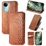 Phone Case For Vivo Y05e 4G 2026 Vivo Y05 E Y05 T5E 5G 4G Luxury Fashion Flip Leather Stereoscopic P
