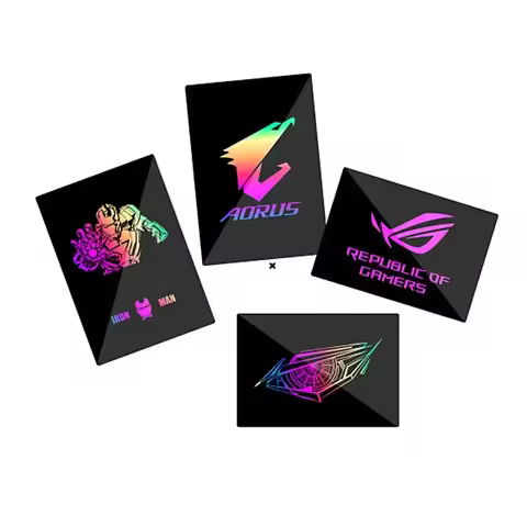 PC Case Light Board,RGB Nameplate ROG SSD Backplate Cover,Customeized Gamers Cabinet Light Panel AUR