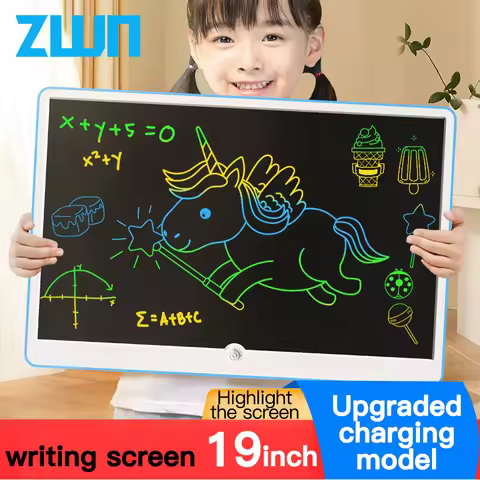 19inch LCD Writing Board,Art Writing Painting Children Tools, Educational Toys for 3 4 5 6 7 Year Ol
