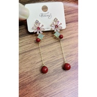 Strong gold plated earring 925 stud