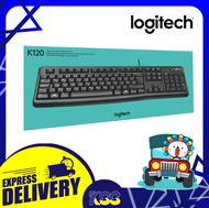 คีย์บอร์ดคอมพิวเตอร์ Logitech Keyboard USB K120 (TH/EN) ภาษาไทย/อังกฤษ รับประกัน 3 ปี