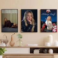 H-Hillary Duff Poster Canvas Art Print Cafe Bar Room