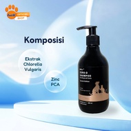 RAID ALL - PETrx Zero-D Shampoo untuk Kucing dan Anjing Komposisi Ekstrak Chlorella Vulgaris Zinc PC