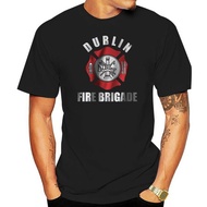 Newest 2025 Men T-Shirt Fashion New Dublin Firefighter Fire Brigade Service Uniform Navy T SHirt S-3