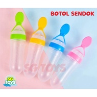 Spoon Bottle / Spoon DOT / Baby Bottle / MPASI Bottle / Spoon MPASI Spoon Baby SILICON BPA FREE