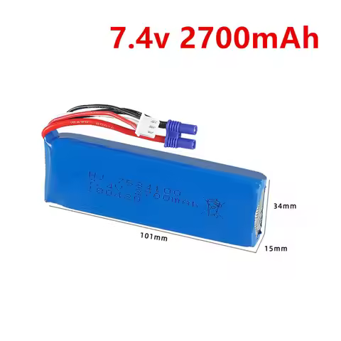 7.4V 2700mAh lipo battery 25C For Hubsan H501W H501S H501C X4 RC Qaudcopter Drone Parts 2s 7.4 v Bat
