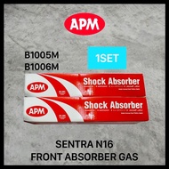 APM B1005M B1006M NISSAN SENTRA N16 FRONT ABSORBER GAS SET 2PCS