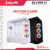 LIAN LI Vector V100R ATX PC Case (Black / White)