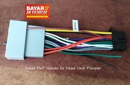 Soket PNP Honda Brio, Mobilio, HRV, Jazz 2013-2015 ke Head Unit Pioneer 16 Pin Tanpa Potong Kabel