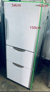 日立 Hitachi  迷你三門雪櫃 🐾 R-26  150cm高  珍珠白 100%正常 九成新以上++全港包送貨及安裝 -- 二手雪櫃 // 二手電器* 電器 **冰箱 ** 家電 * 雪櫃 * 