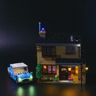 DIY บล็อกแสงรีโมทคอนโทรล LED Light สําหรับ Lego Harry Potter 75968 หมายเลขสี่ Privet Drive Building 