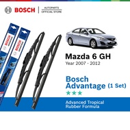 Bosch Advantage U Hook Wiper Set for Mazda 6 Sedan GH 2nd Gen (24"/16")