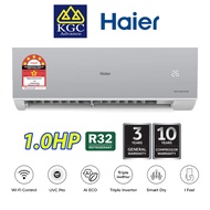HAIER 1.0HP Air Conditioner Inverter HS-10VSC03 (S) - Wi-Fi Control