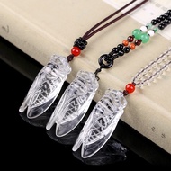 Topaz cicada pendant