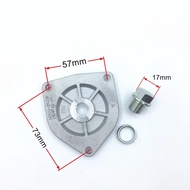 Motorcycle Engine bottom oil floor drain leak thread plate cover for Suzuki 125cc GN125 GS125 EN125-