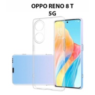 Case OPPO RENO 8 T 5G Casing Clear HD KETEBALAN 2MM BENING Softcase