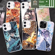 HJdarkColorStyle Casing Anime Demon Slayer Case Cover For OPPO Reno 13 PRO 5G 13F 12F RENO 13 12 11 