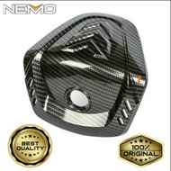 Carbon cover Parts Carbon Handlebar nmax new Handlebar cover Carbon nmax new Handlebar AKAI/NEMO